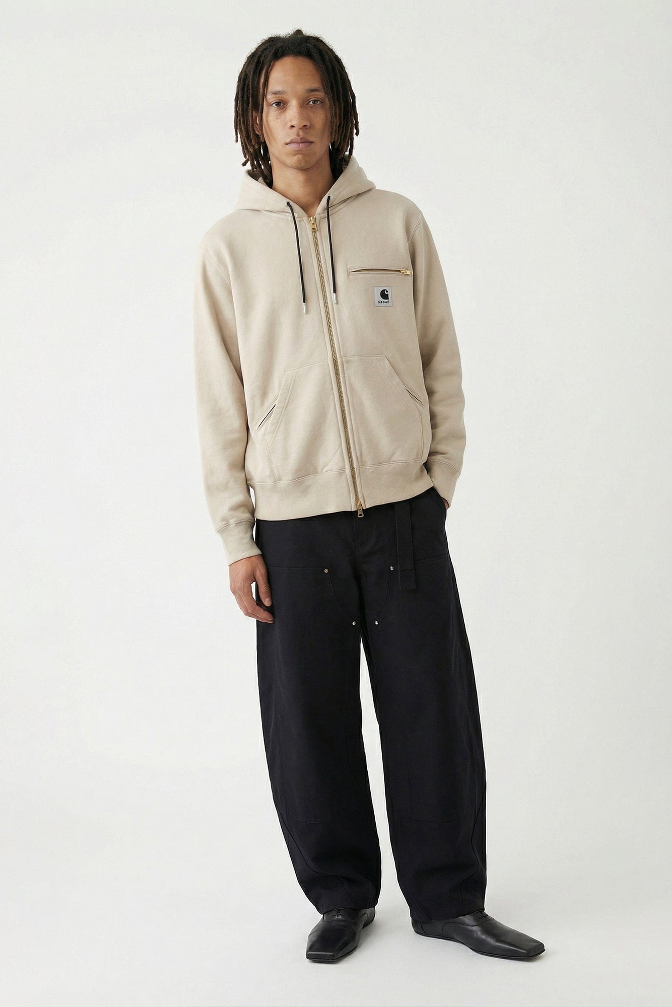 Sacai Carhartt WIP Cotton Jersey Hoodie