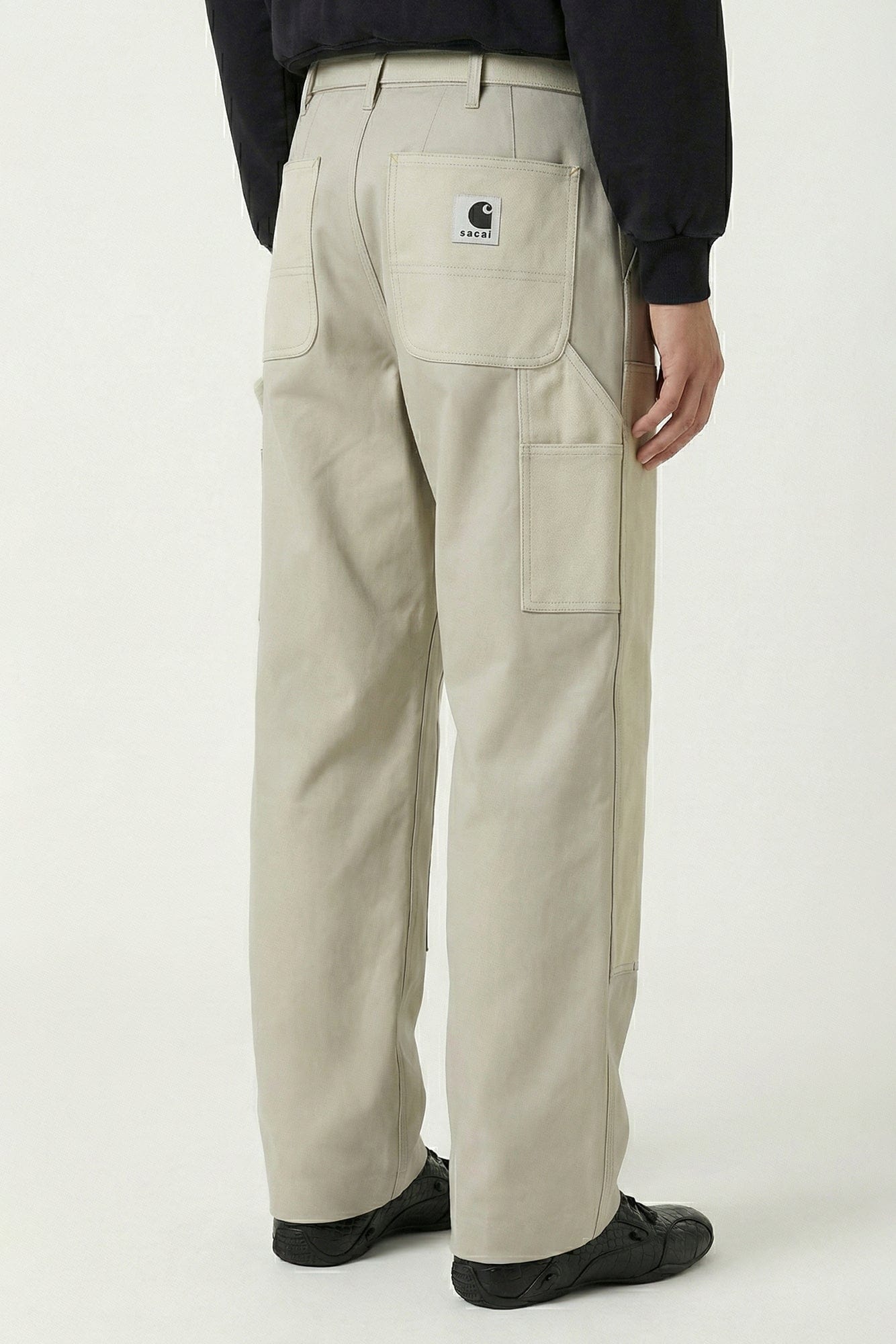 Sacai Carhartt WIP Duck Pants in Ivory back