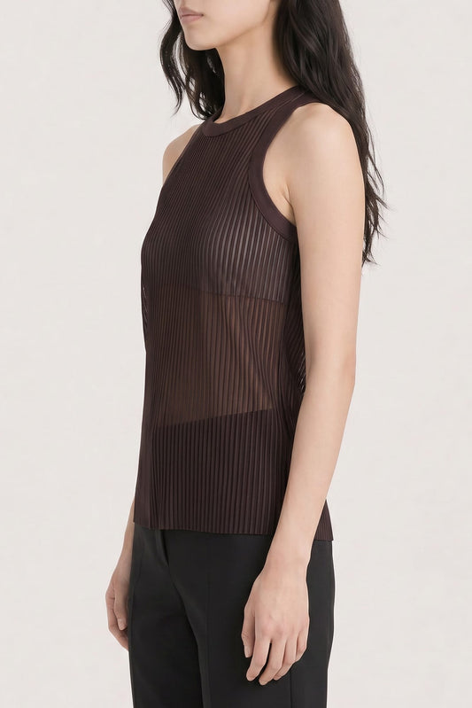 Sacai Chiffon Tank Top side