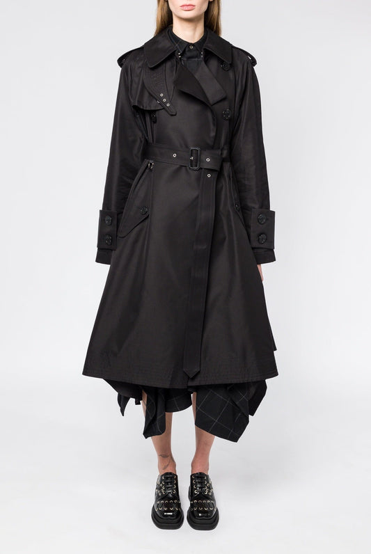 Sacai Cotton Gabardine x Windowpane Coat