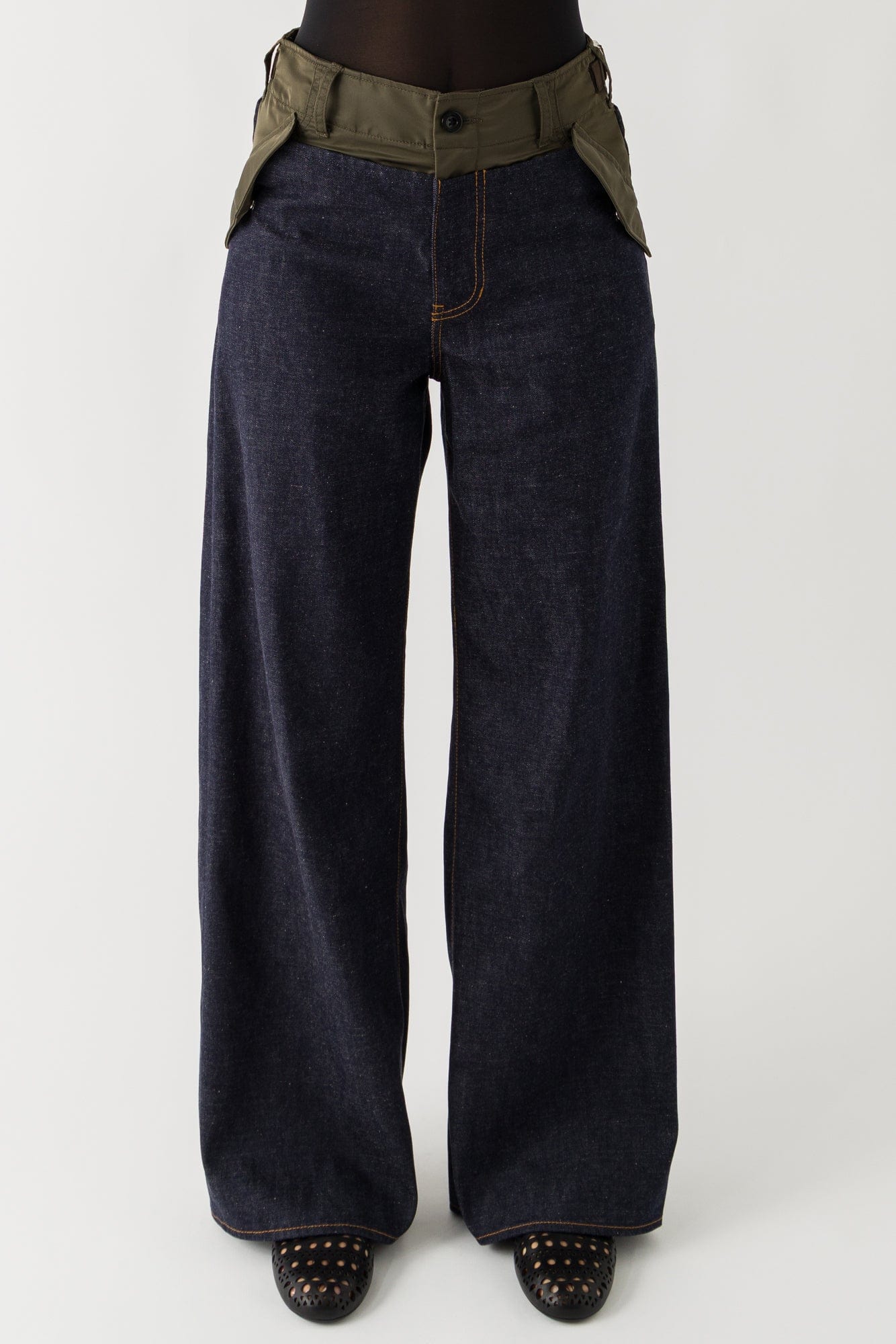 Sacai Denim Pants In Indigo