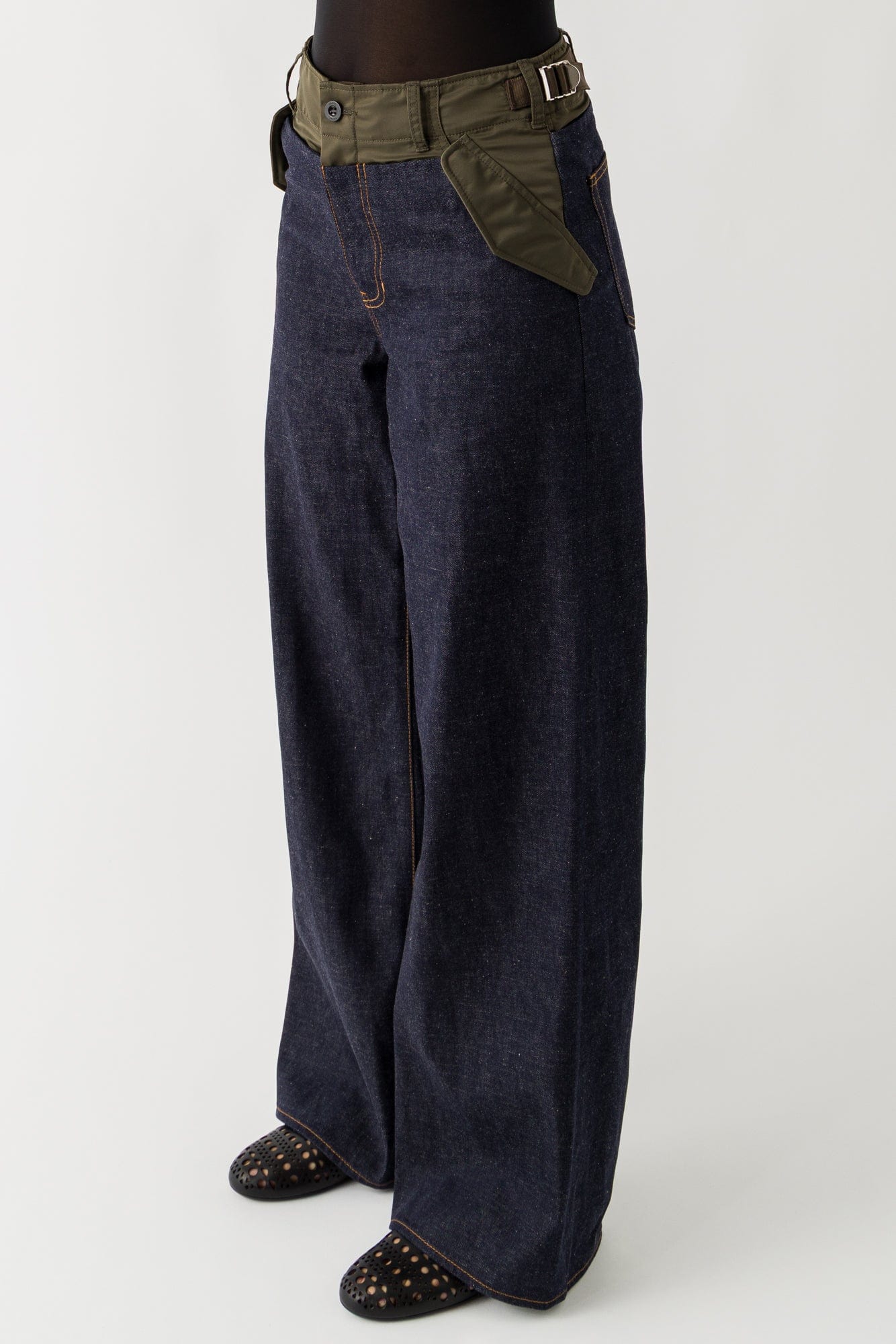 Sacai Denim Pants In Indigo