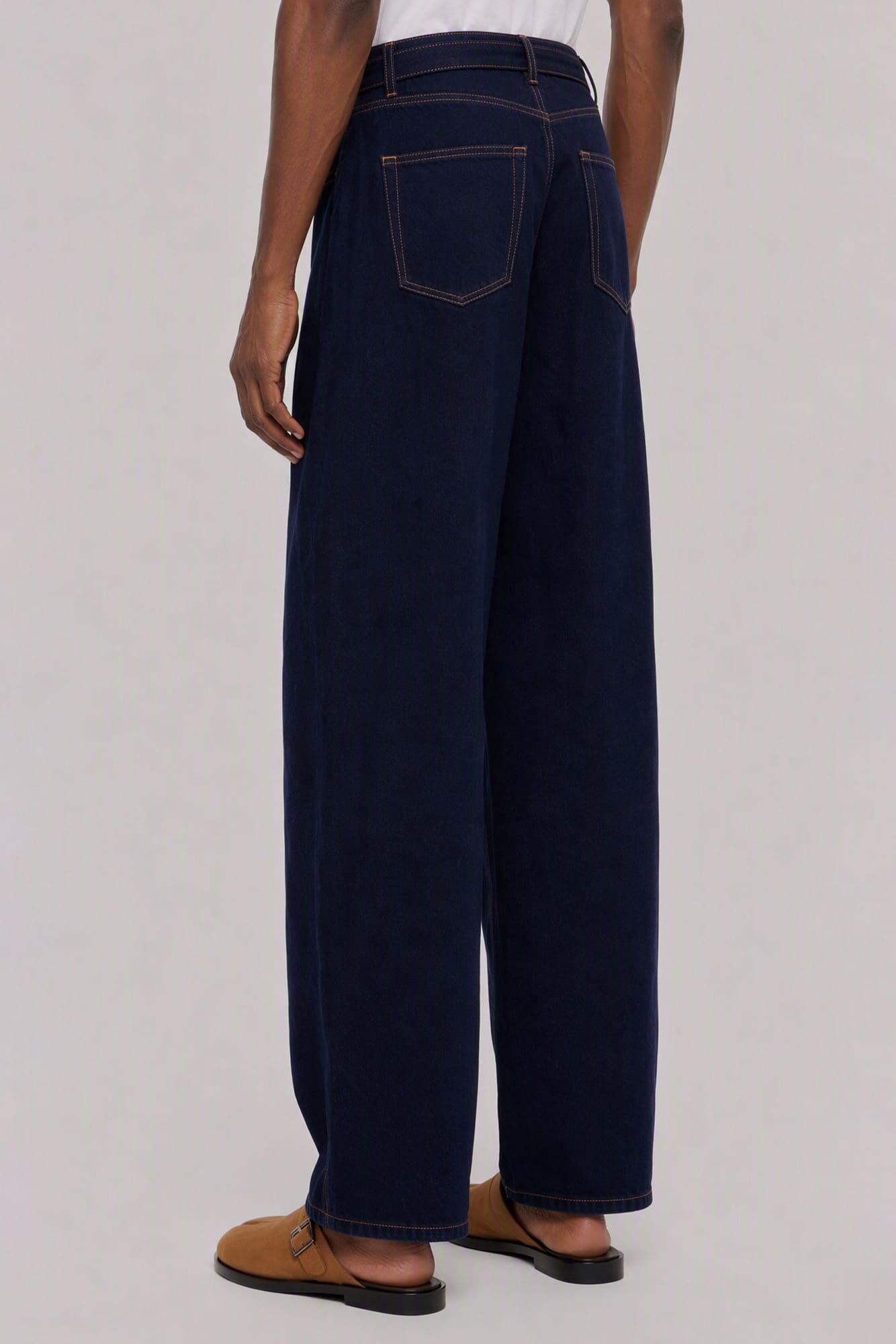 Sacai Denim Pants in Navy