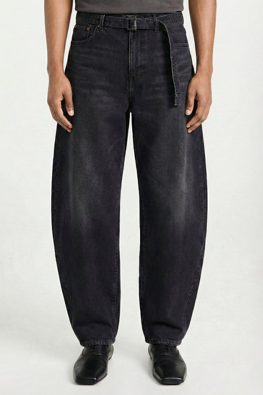 Sacai Denim Pants in Black