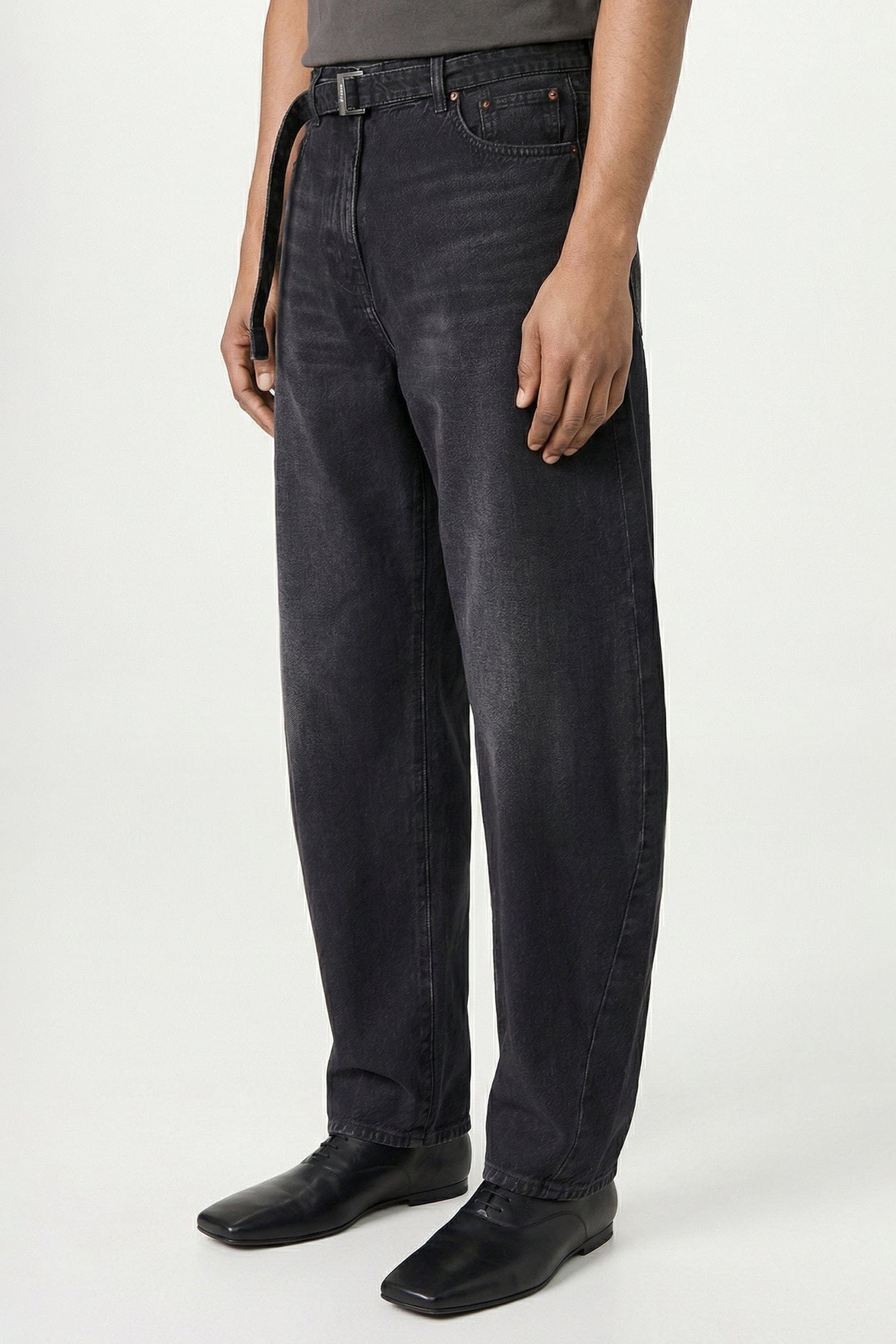 Sacai Denim Pants in Black side