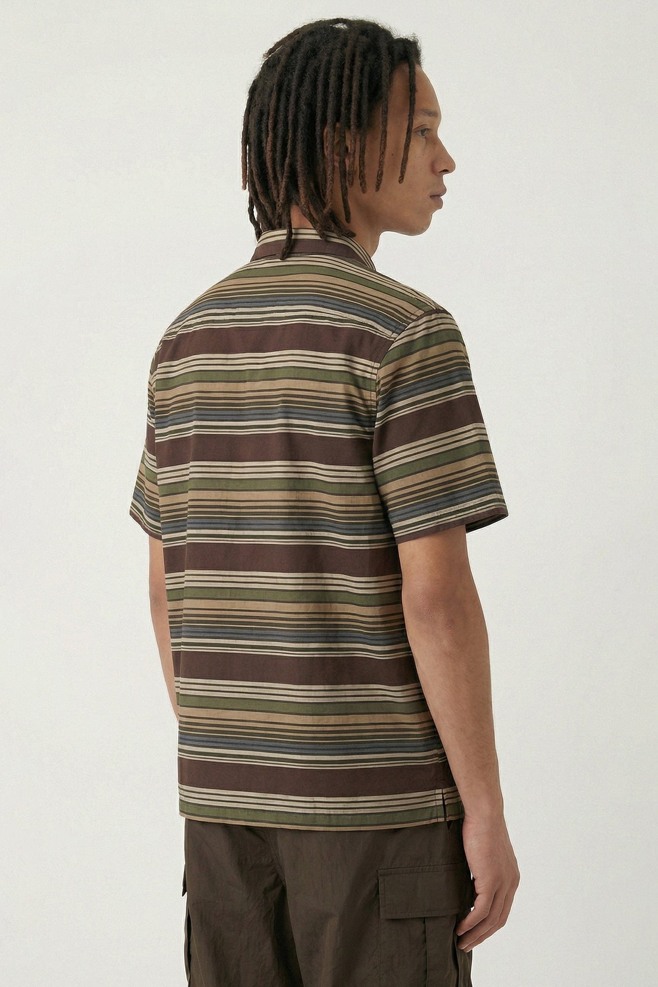 Sacai Horizontal Stripe Shirt back