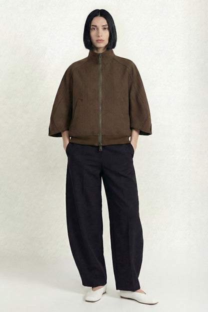 Sacai Matelasse Twill Blouson full look
