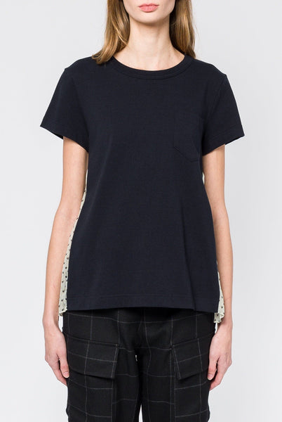 Sacai Pattern Knit Print Cotton Jersey T-Shirt – Antidote Fashion