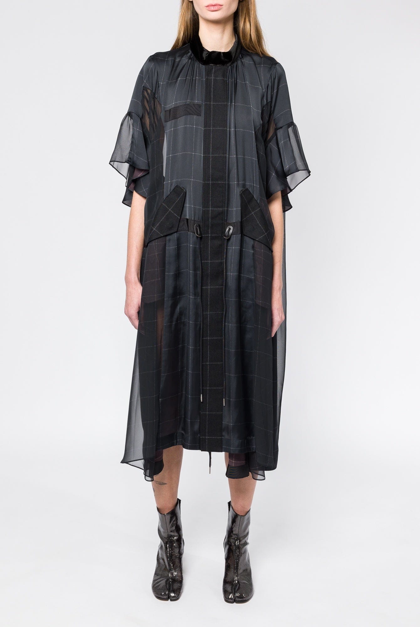 Sacai Windowpane Dress