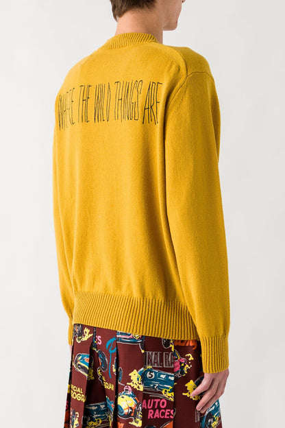 Sacai Where the Wild things Are Knit back