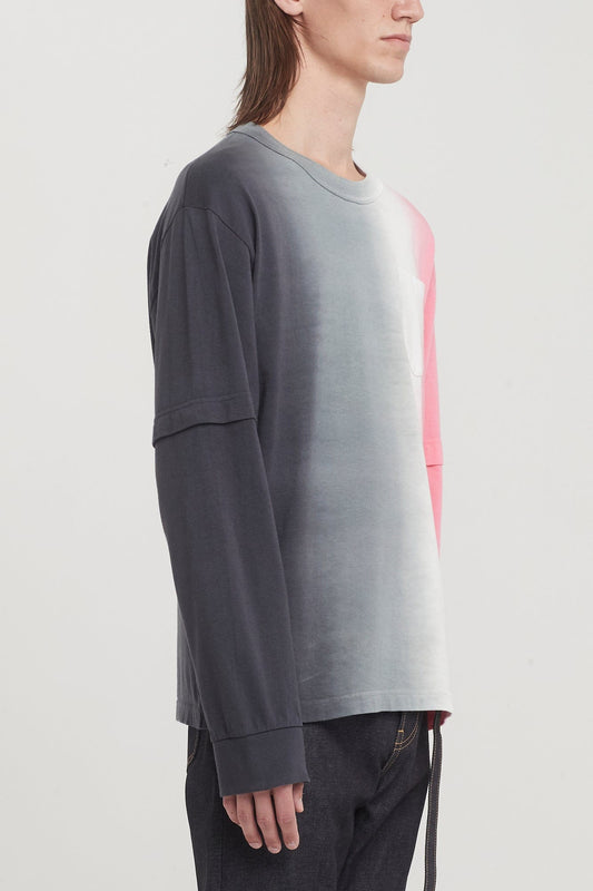 Sacai Tie Dye Cotton Jersey LS T-Shirt side