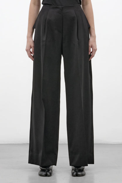 Simone Rocha Back Bow Wide Leg Trousers