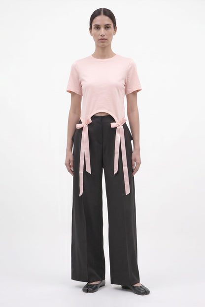 Simone Rocha Bow Tail Easy T-Shirt full look