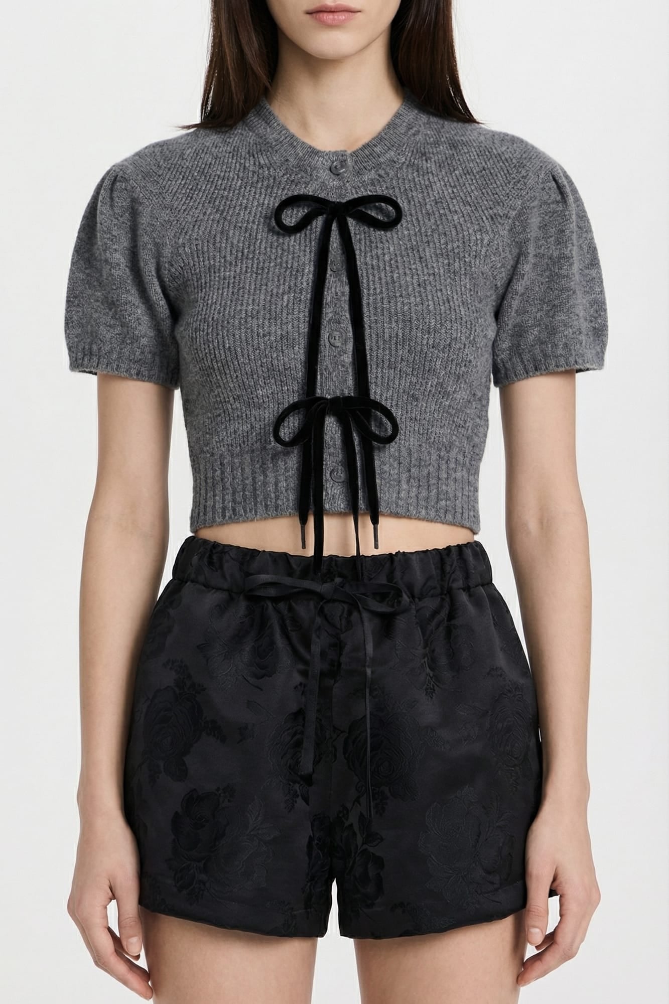 Simone Rocha Cropped Cashmere Cardigan SS26