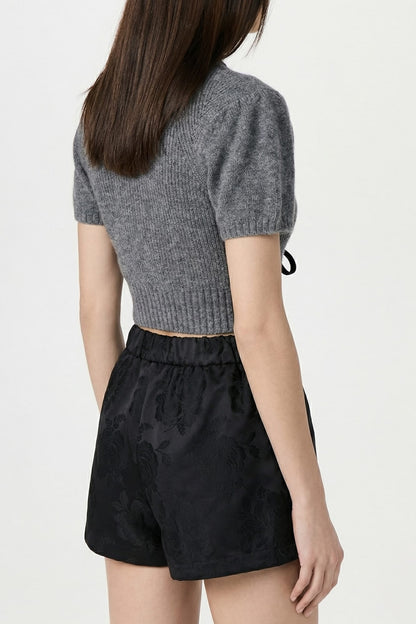 Simone Rocha Cropped Cashmere Cardigan SS26 back