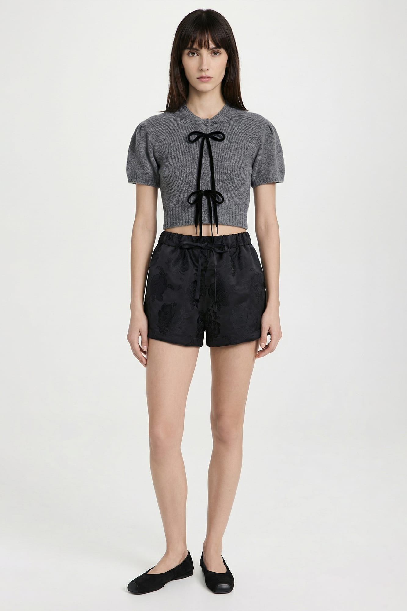 Simone Rocha Cropped Cashmere Cardigan SS26 full look