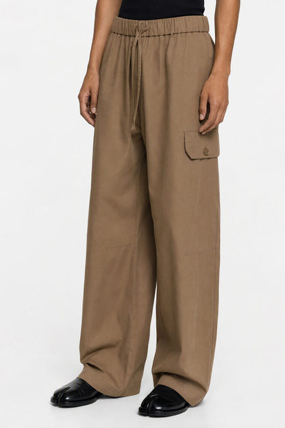 Simone Rocha Drawstring Cargo Knee Pleat Trousers side