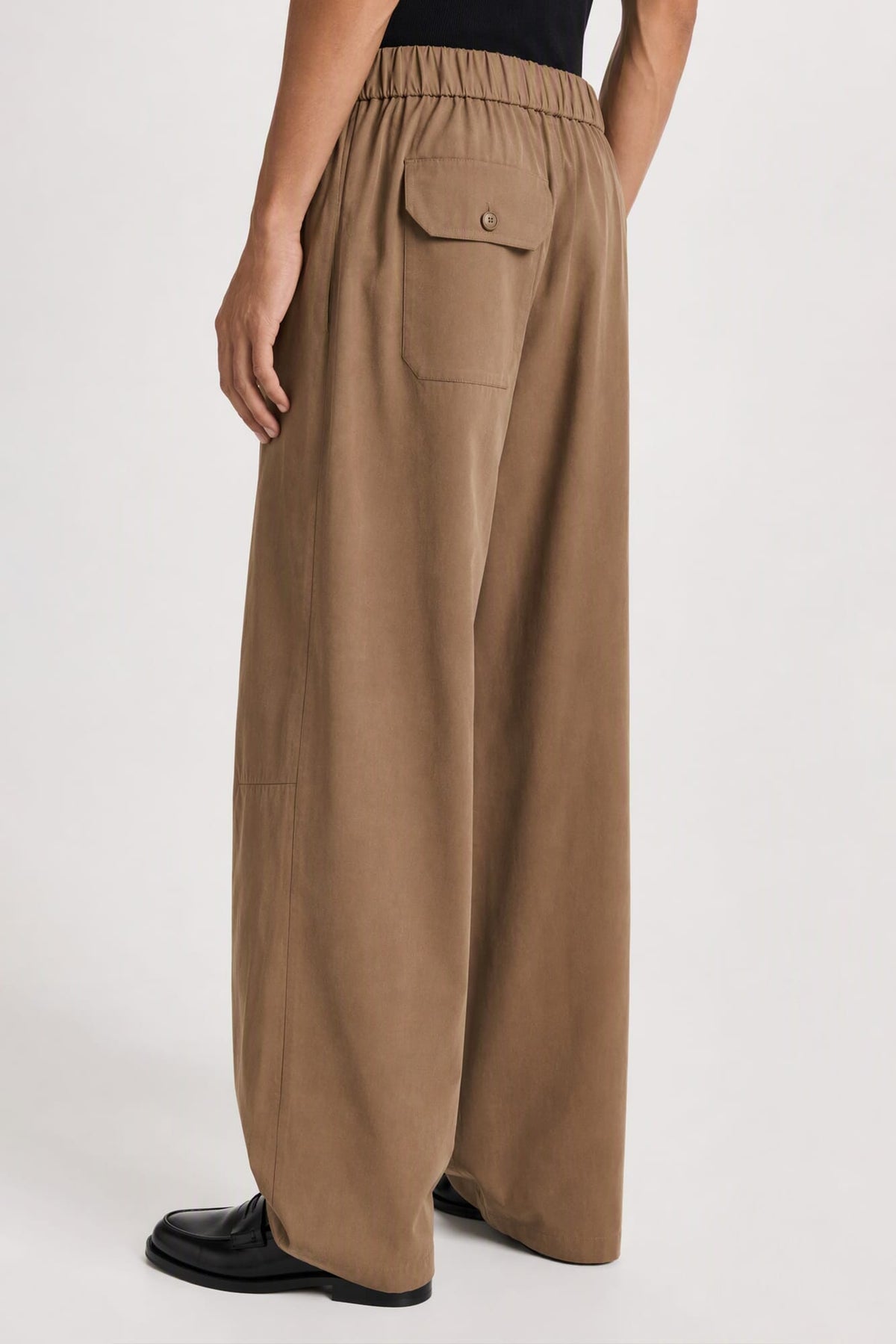 Simone Rocha Drawstring Cargo Knee Pleat Trousers back