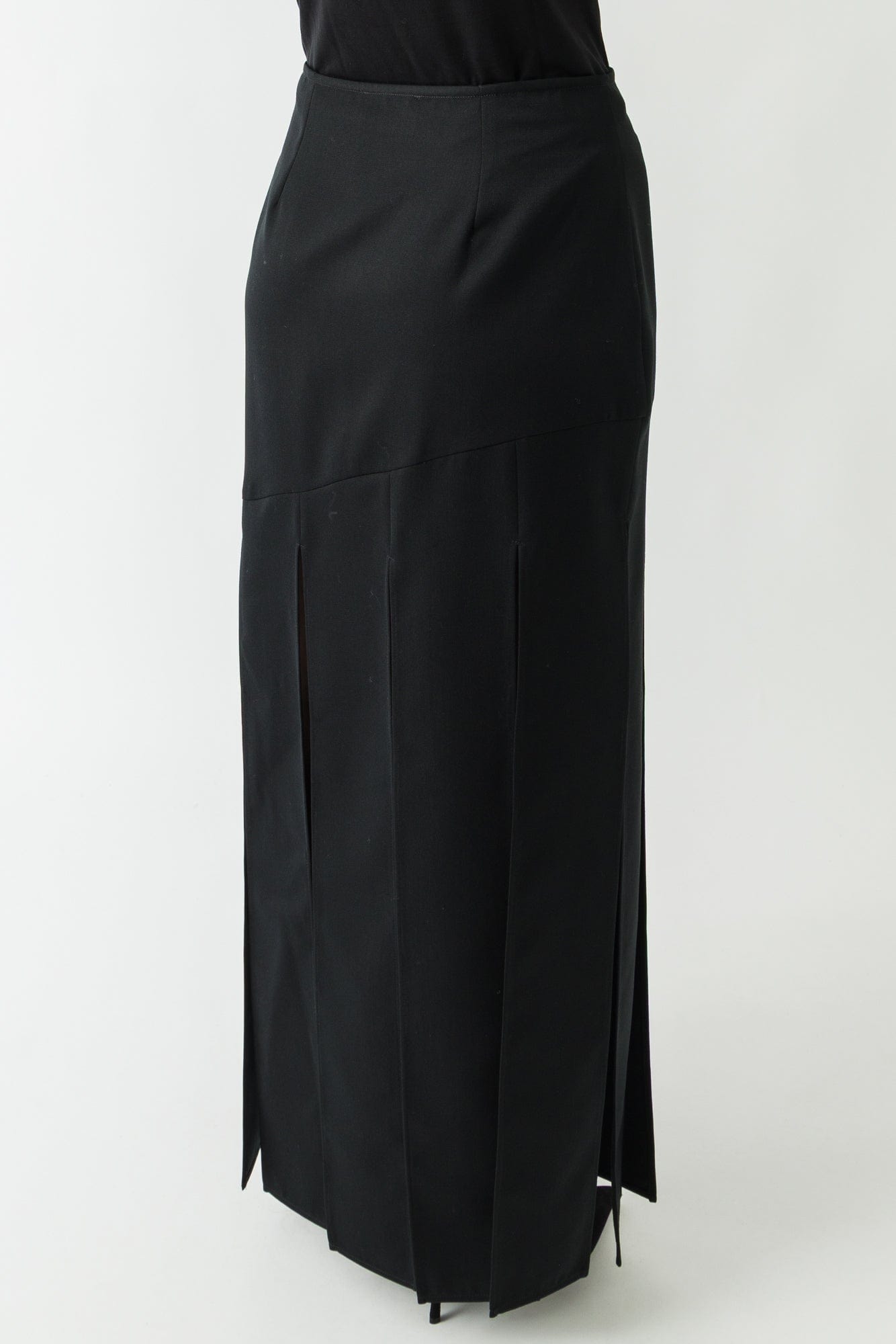 Simone Rocha Multi Slit Skirt In Black
