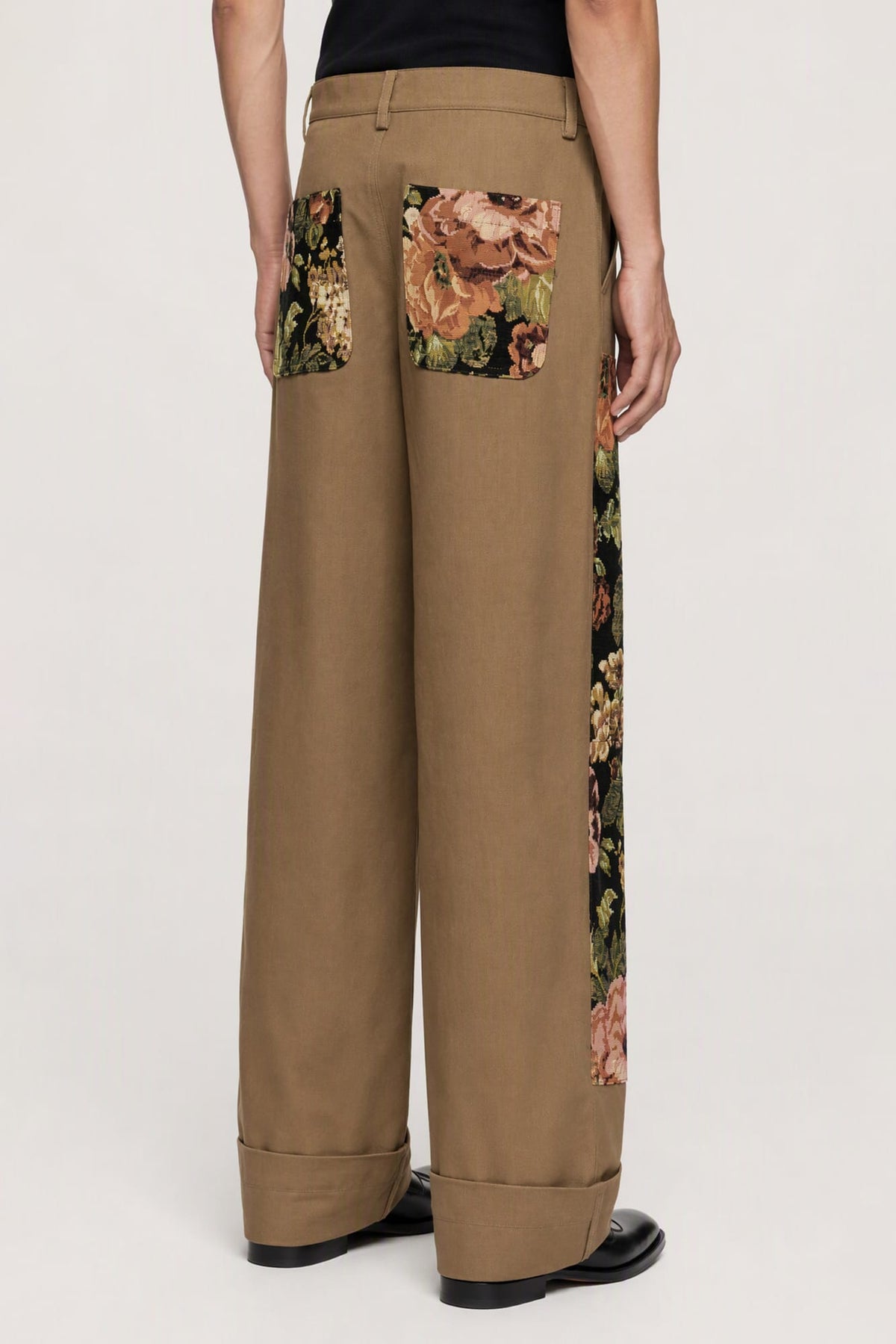 Simone Rocha Patchwork Workwear Trousers back