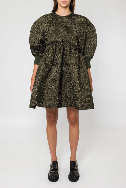 smock dress with shorts Check Short Smock Dress in LENZING ECOVERO Blue