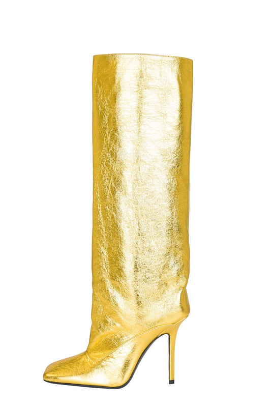 The Attico Sienna Boot 105mm in Gold
