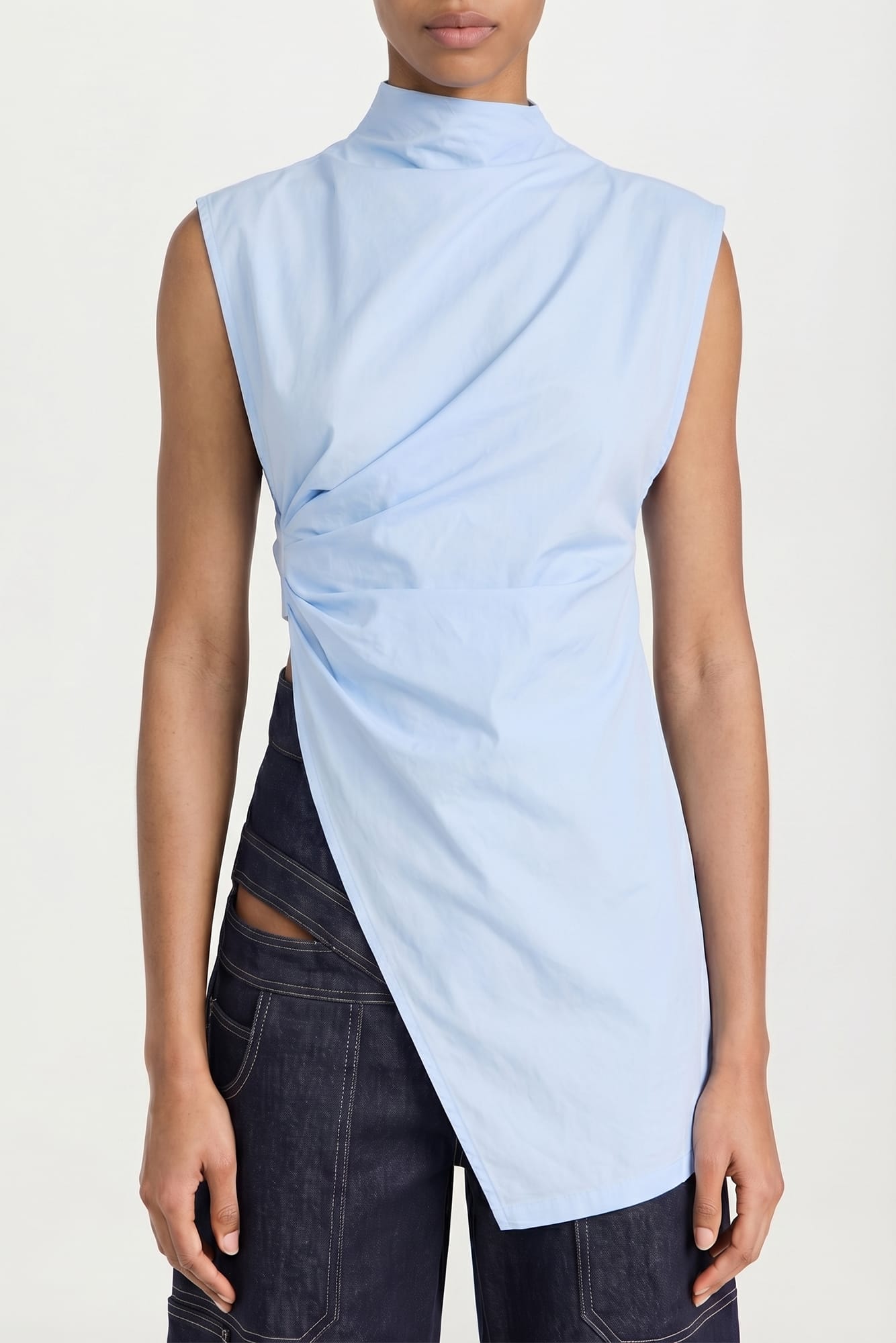Tolu Coker Asymmetric Drape Blouse SS26