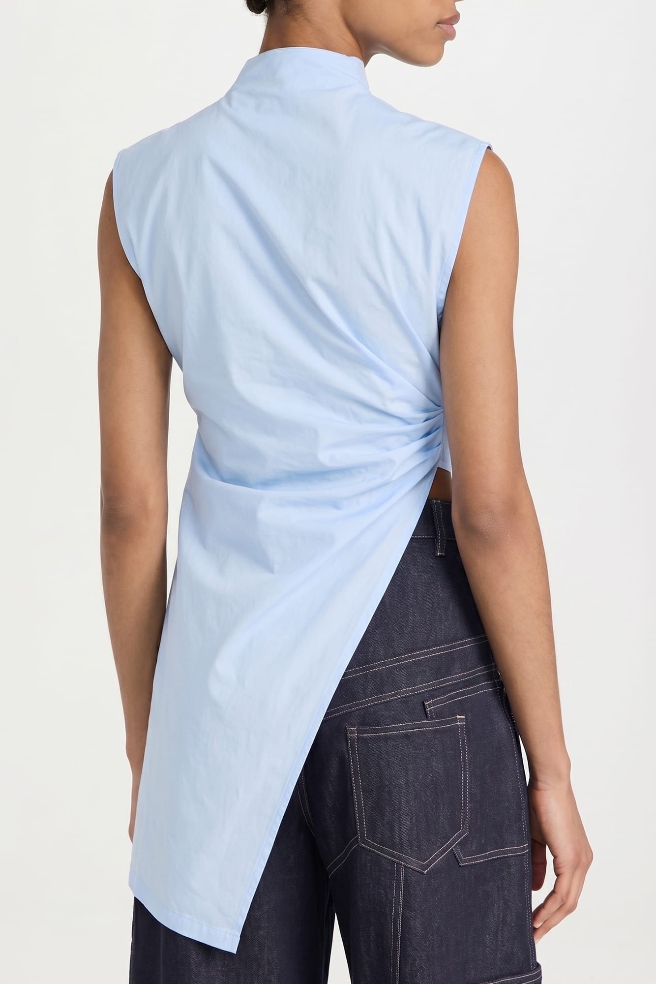 Tolu Coker Asymmetric Drape Blouse SS26 back