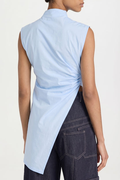 Tolu Coker Asymmetric Drape Blouse SS26 back