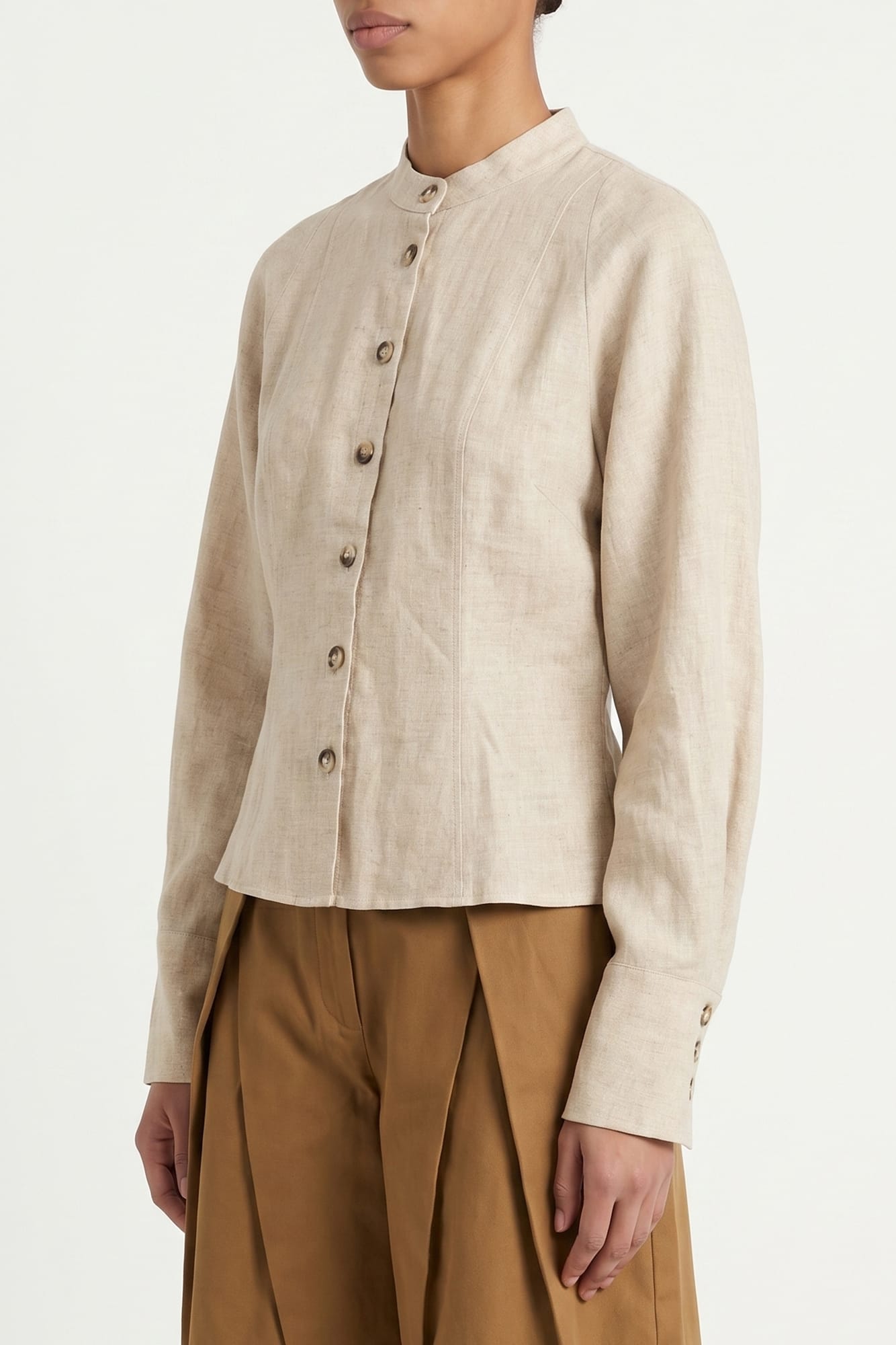 Tolu Coker Flared Shirt side