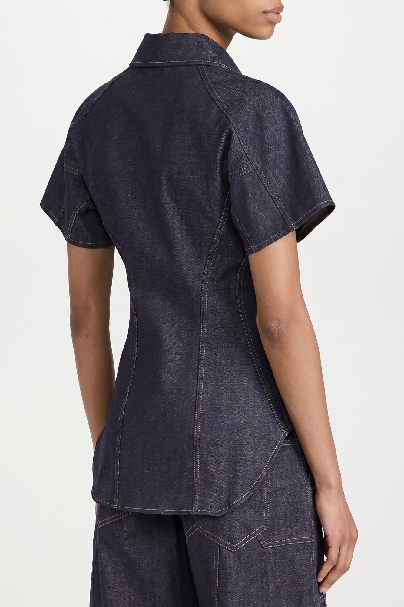 Tolu Coker Panelled Contoured Bustier Blouse SS26