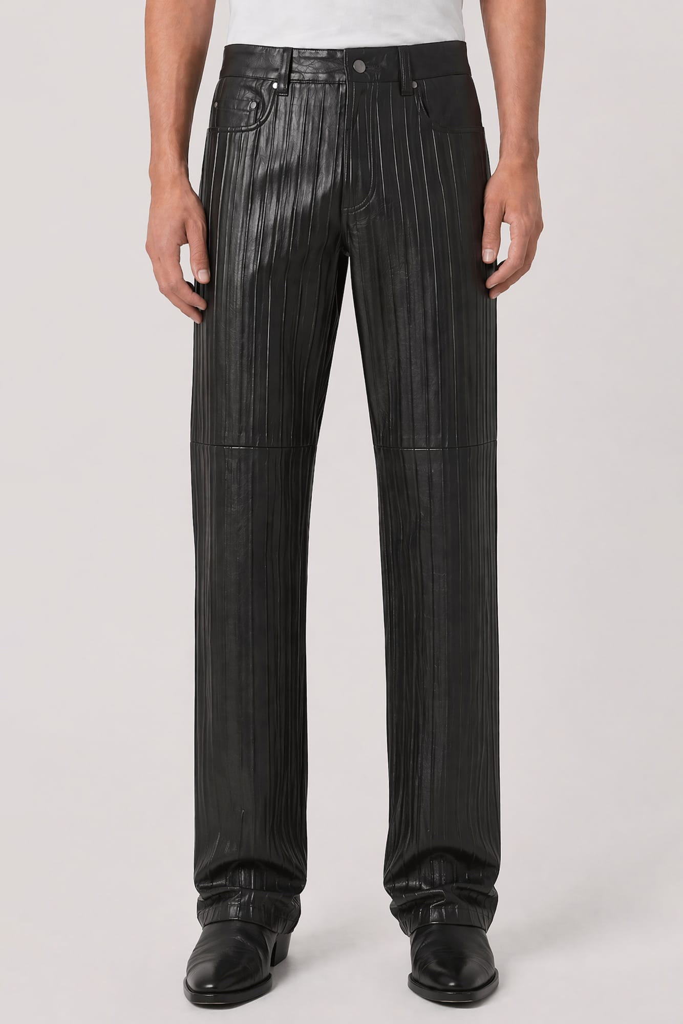 Versace Leather Trouser