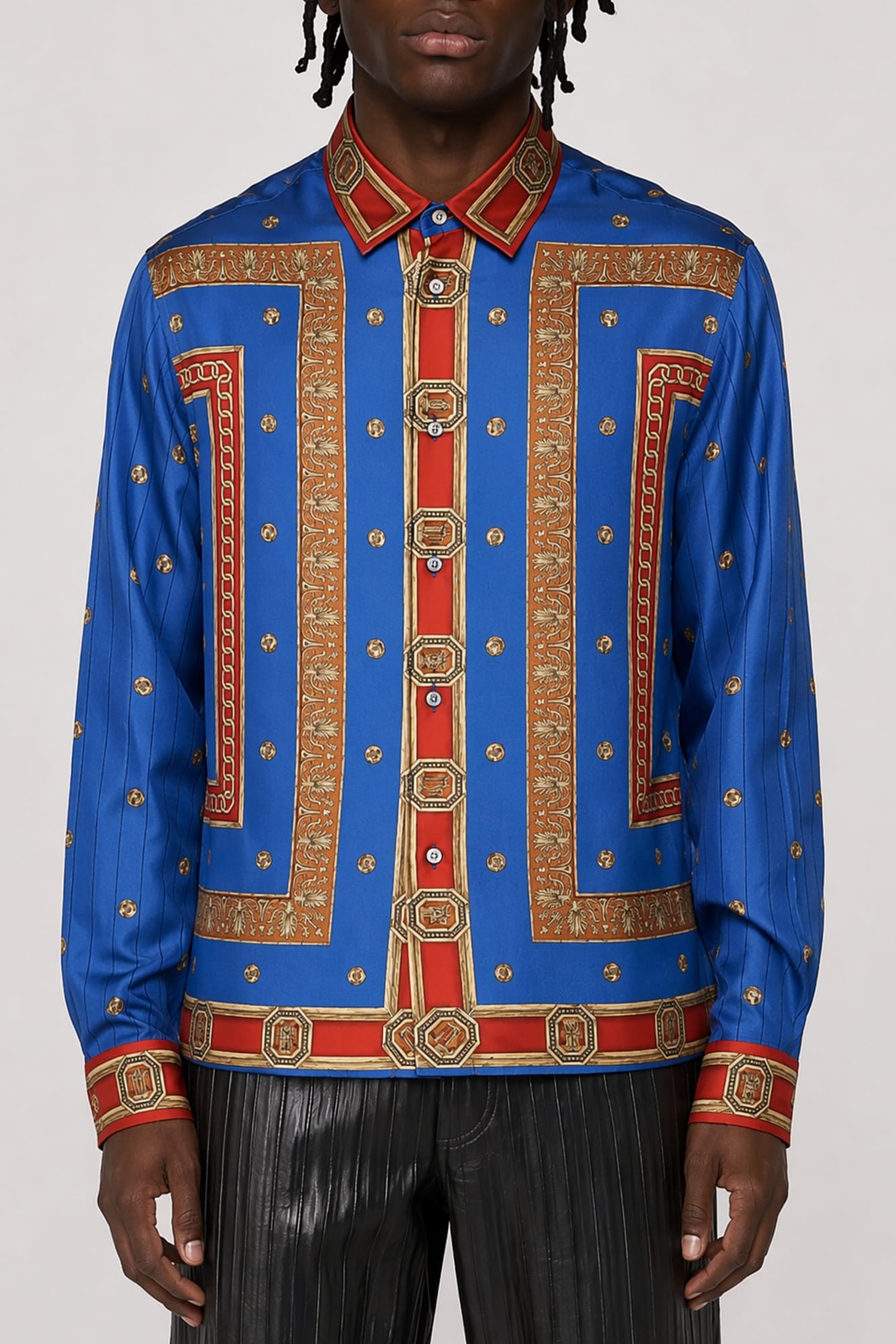 Versace Ring Master Silk Twill Shirt