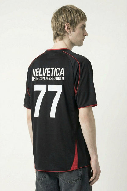 Vetements Alphabet Football Jersey back