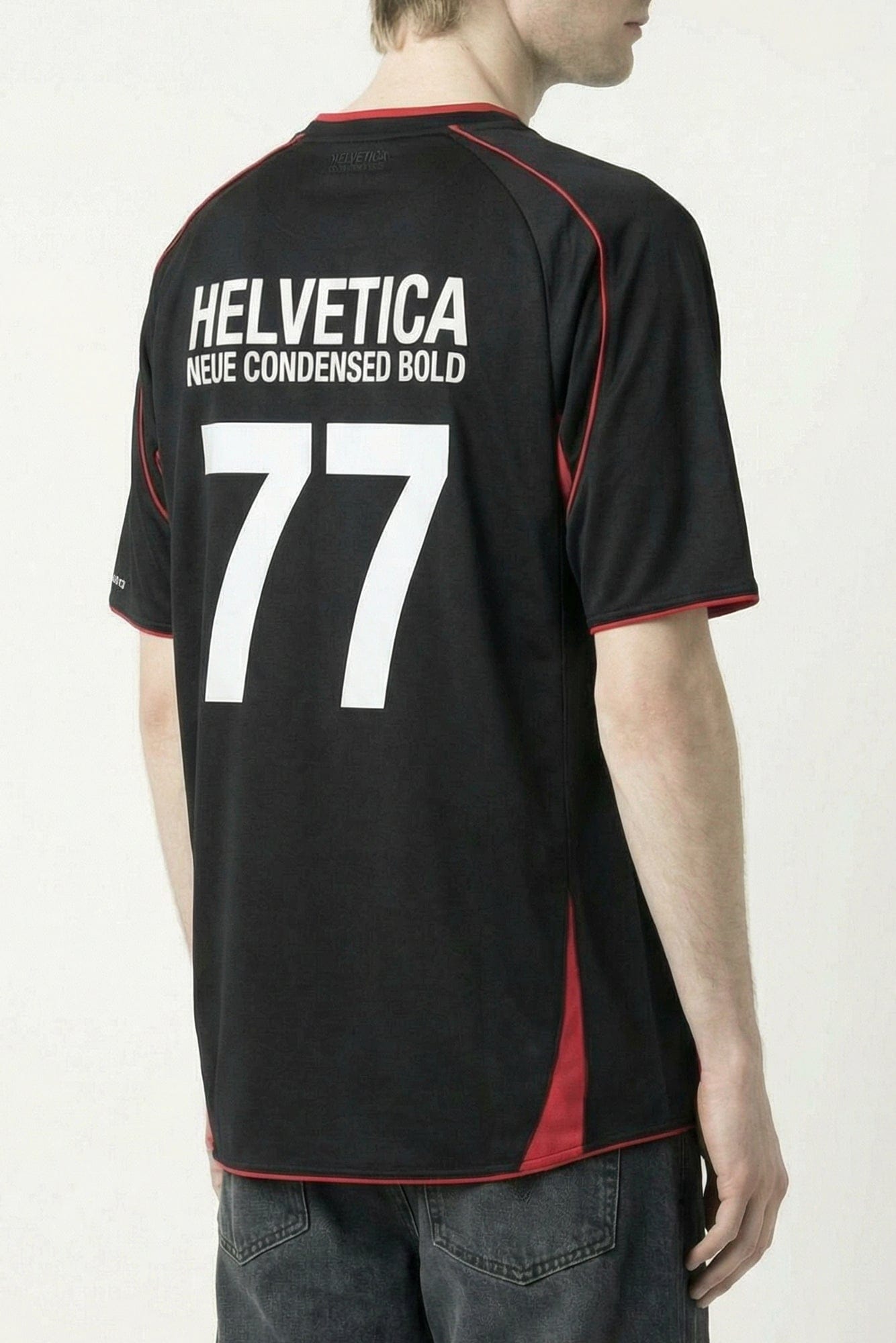 Vetements Alphabet Football Jersey back