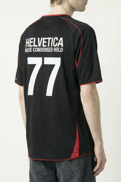 Vetements Alphabet Football Jersey back