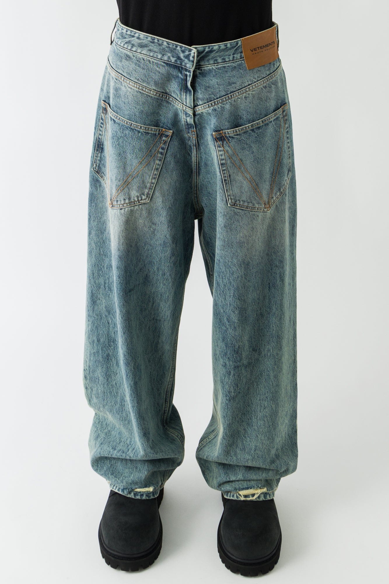 Vetements Back To Front Jeans