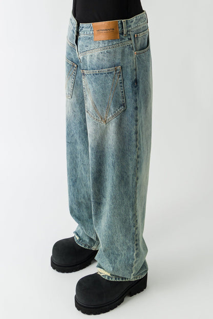 Vetements Back To Front Jeans side