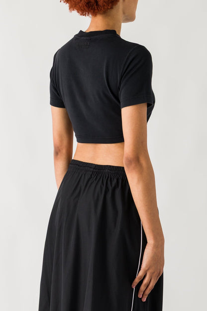 Vetements DVD Cropped Fitted T-Shirt back