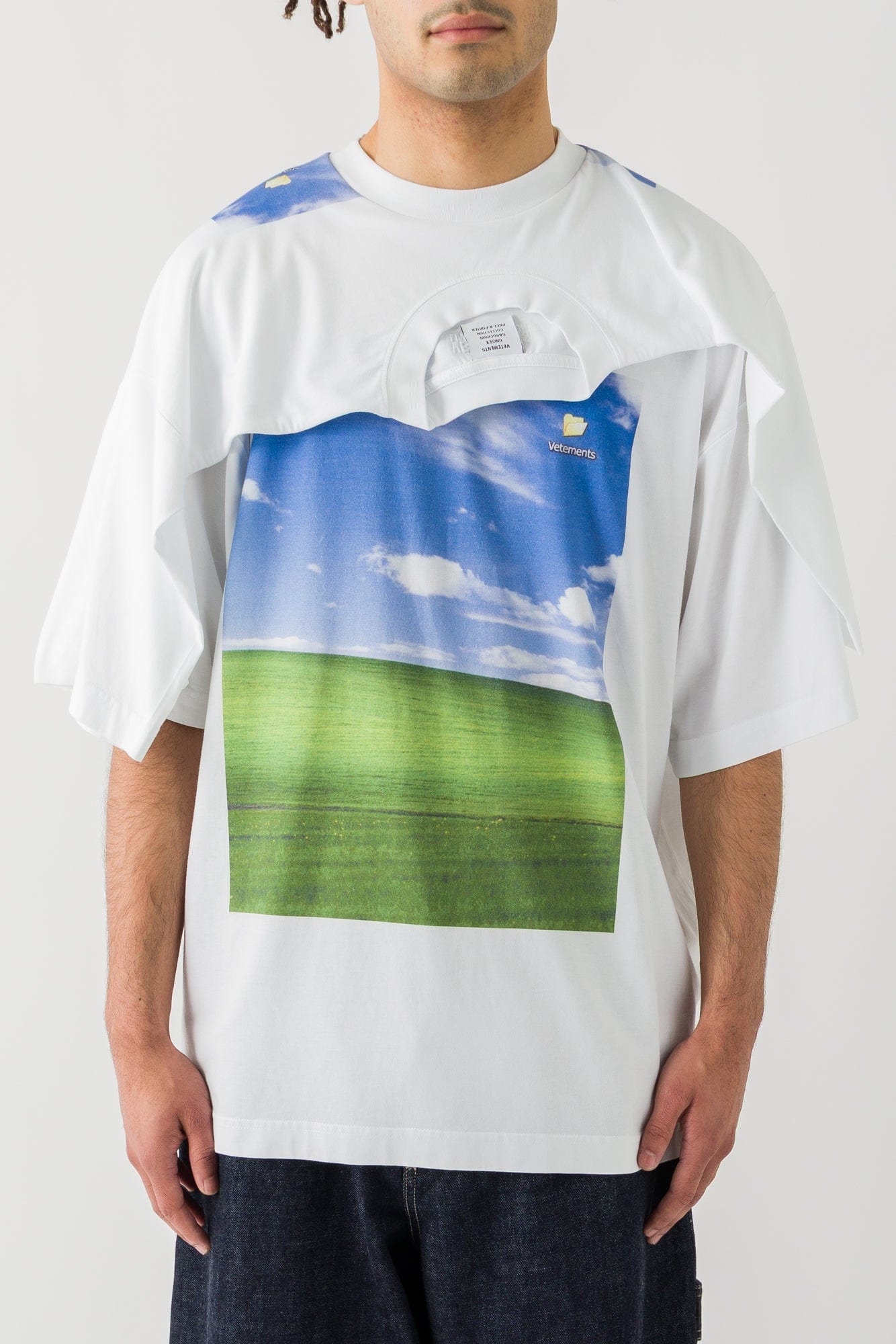 Vetements Desktop Double Layered T-Shirt