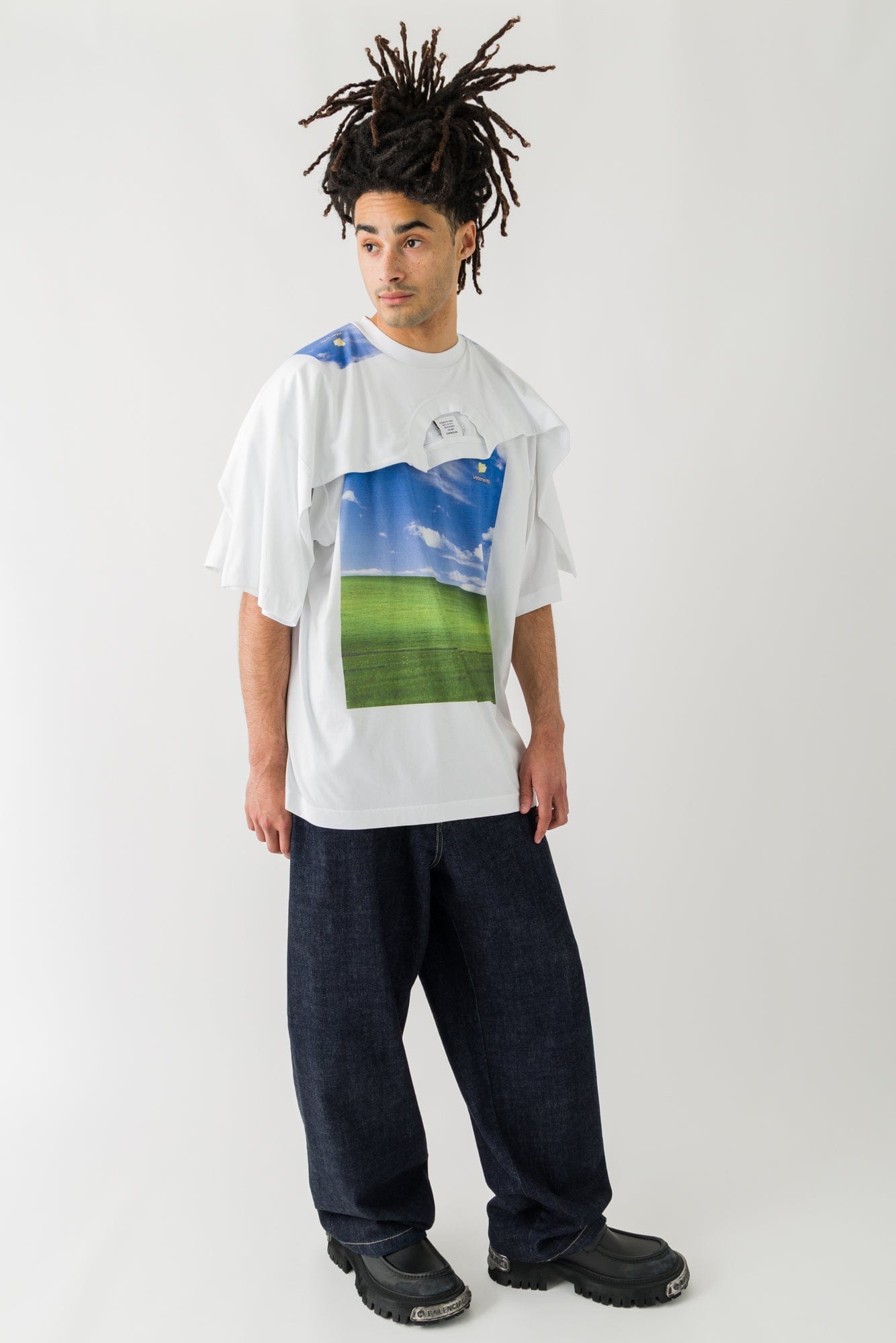 Vetements Desktop Double Layered T-Shirt