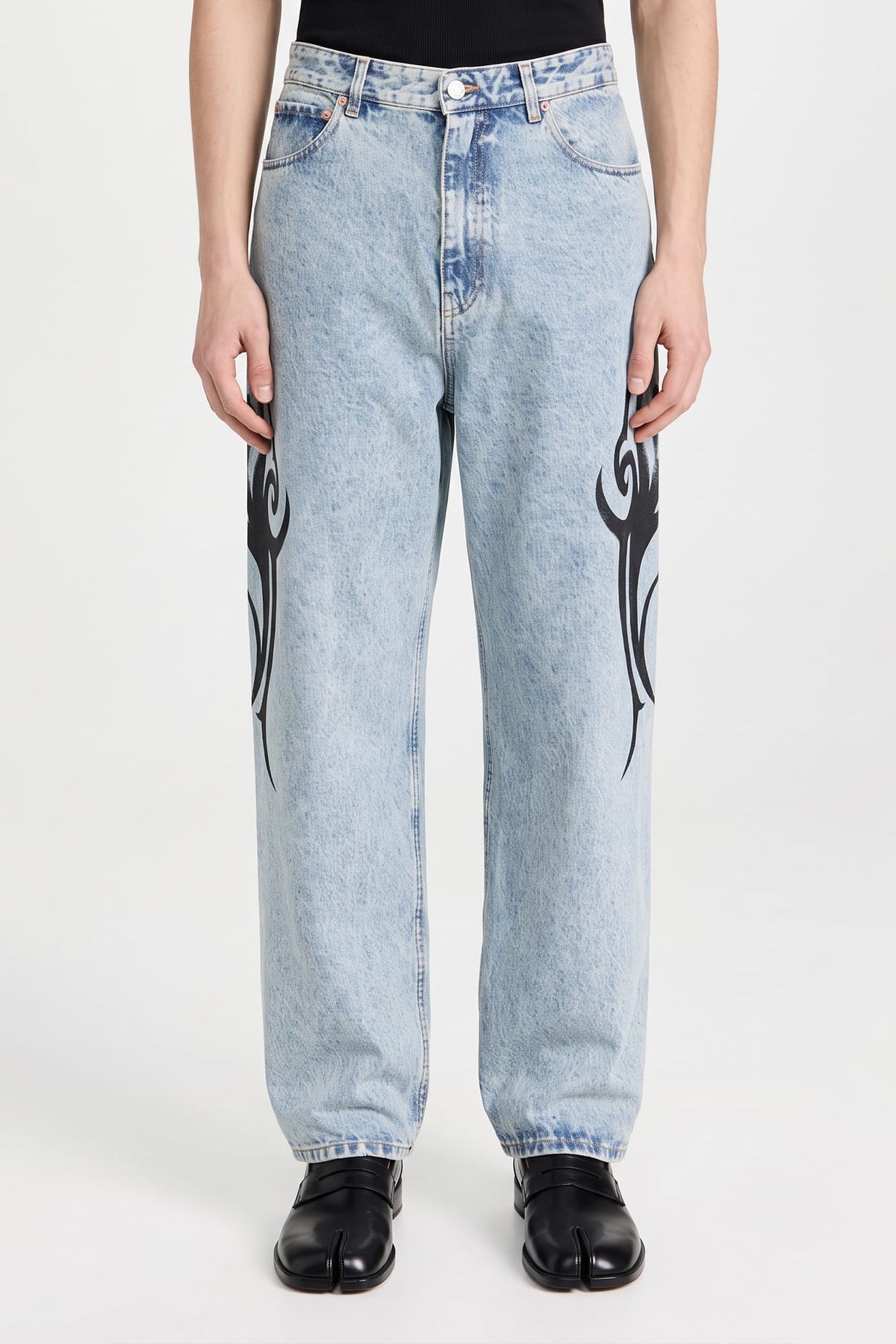 Vetements Graffiti Tribal Baggy Jeans