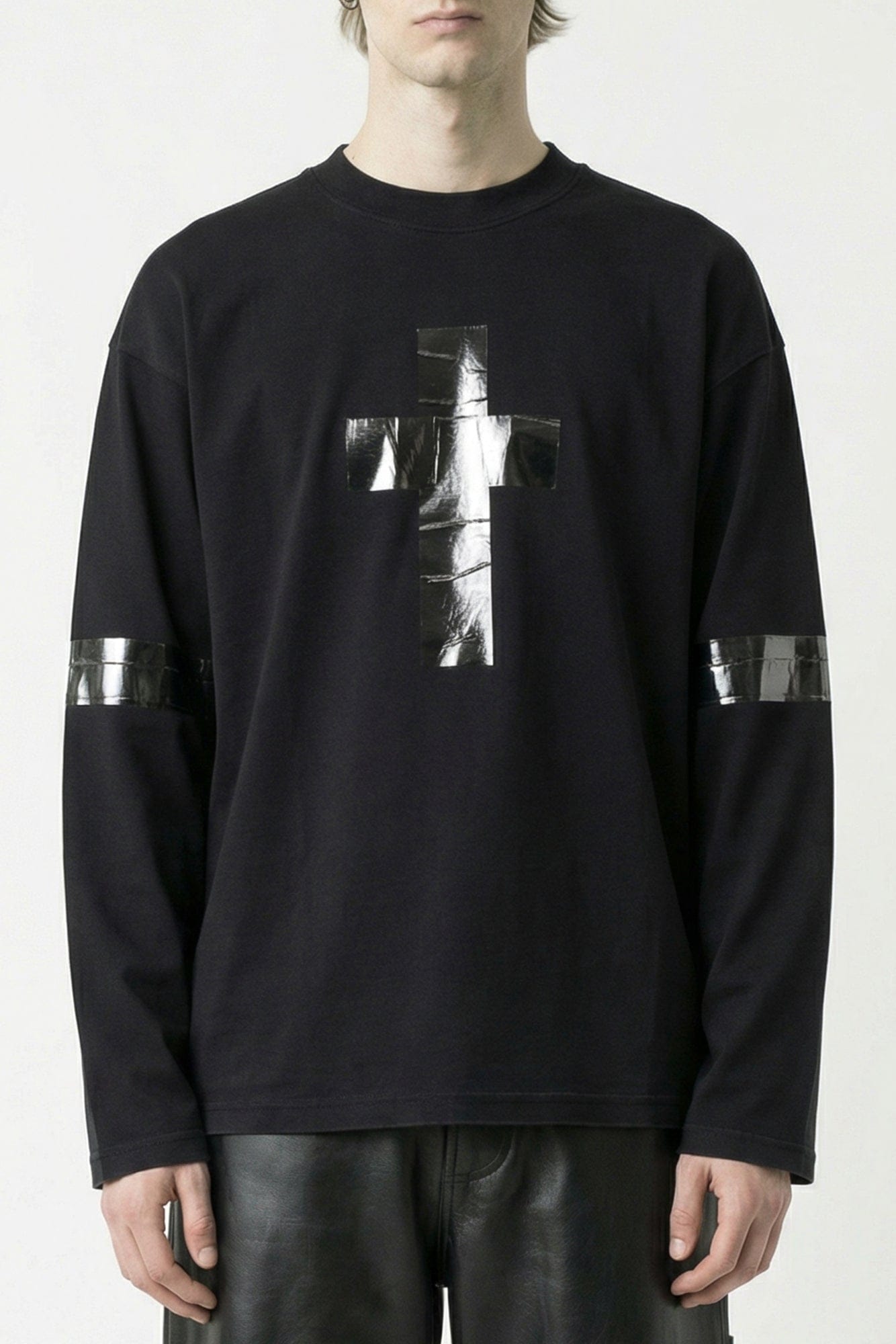 Vetements Taped Long Sleeve in Black