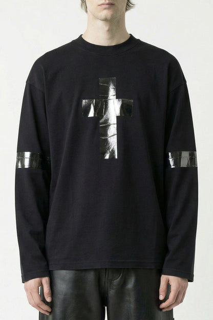 Vetements Taped Long Sleeve in Black