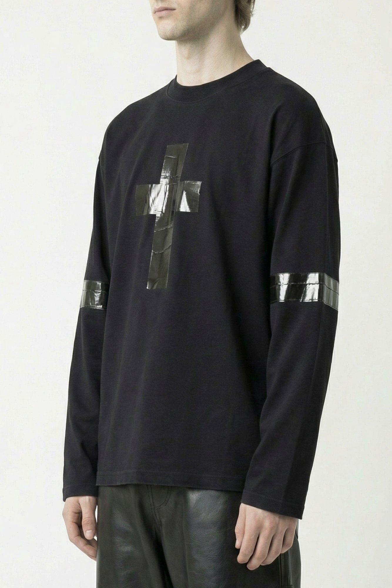 Vetements Taped Long Sleeve in Black