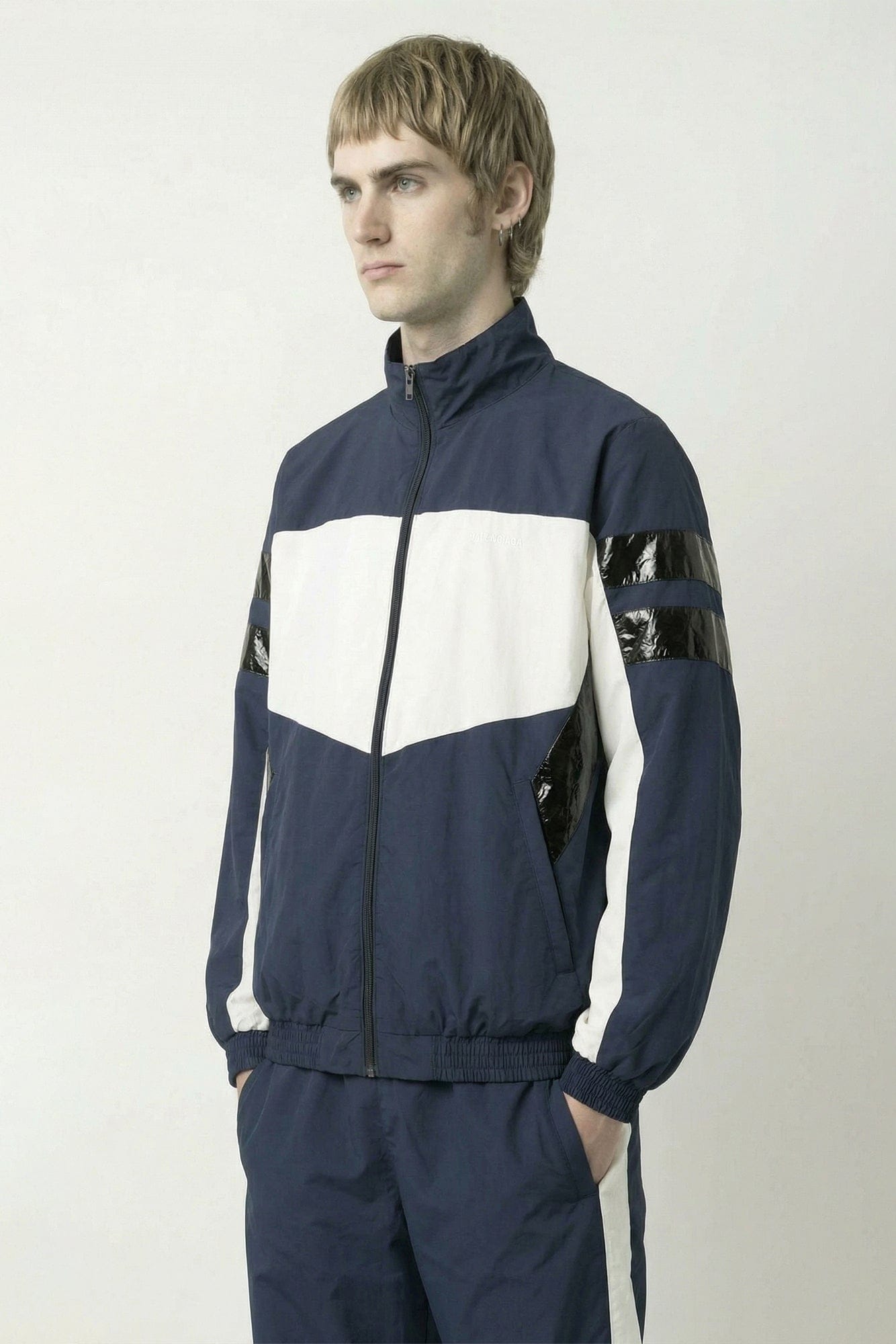 Vetements Taped Tracksuit Jacket in Blue side