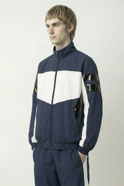 Vetements Taped Tracksuit Jacket in Blue side