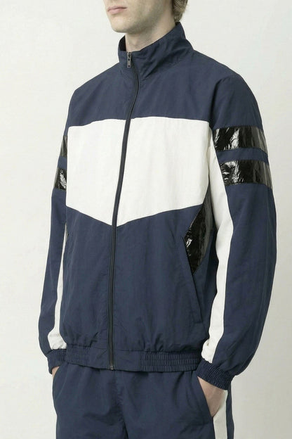 Vetements Taped Tracksuit Jacket in Blue side
