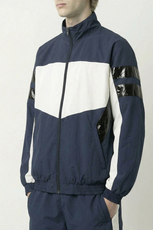 Vetements Taped Tracksuit Jacket in Blue side