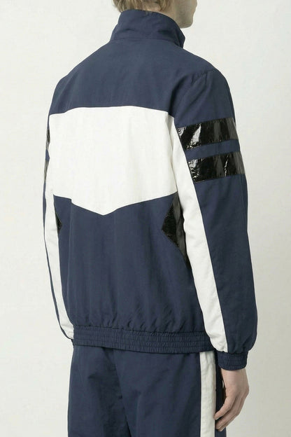 Vetements Taped Tracksuit Jacket in Blue back